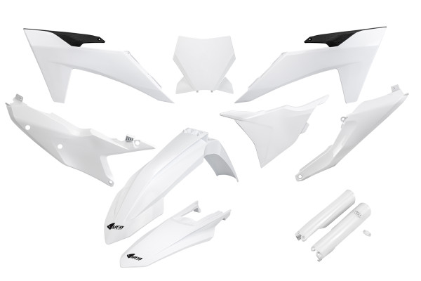 Full Kit Plastiche bianco 20-24 compatibile Ktm SX 250 - SX 125 - SX-F 350 - SX-F 450 - SX 300 - SX-F 250 - XC-F 250 - XC-F ... Full Kit Plastiche bianco 20-24 compatibile Ktm SX 250 - SX 125 - SX-F 350 - SX-F 450 - SX 300 - SX-F 250 - XC-F 250 - XC-F ...